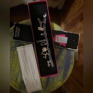 Barbie Silver Charm Bracelet with Iconic Charms